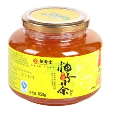 恒寿堂 蜜炼柚子茶大瓶装850g/瓶